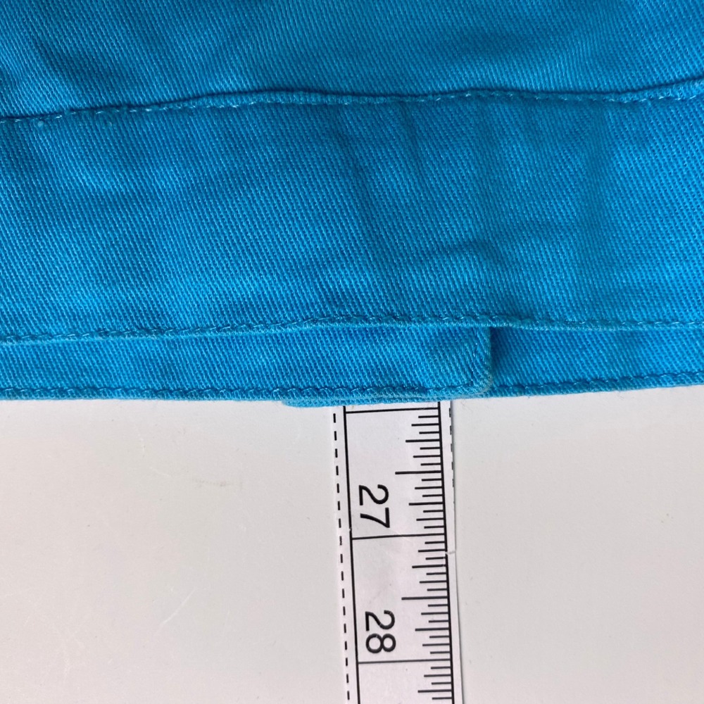 Quacker Factory Women's Size L Embellished Butterfly Denim Jacket Turquoise Blue - Picture 8 of 9
